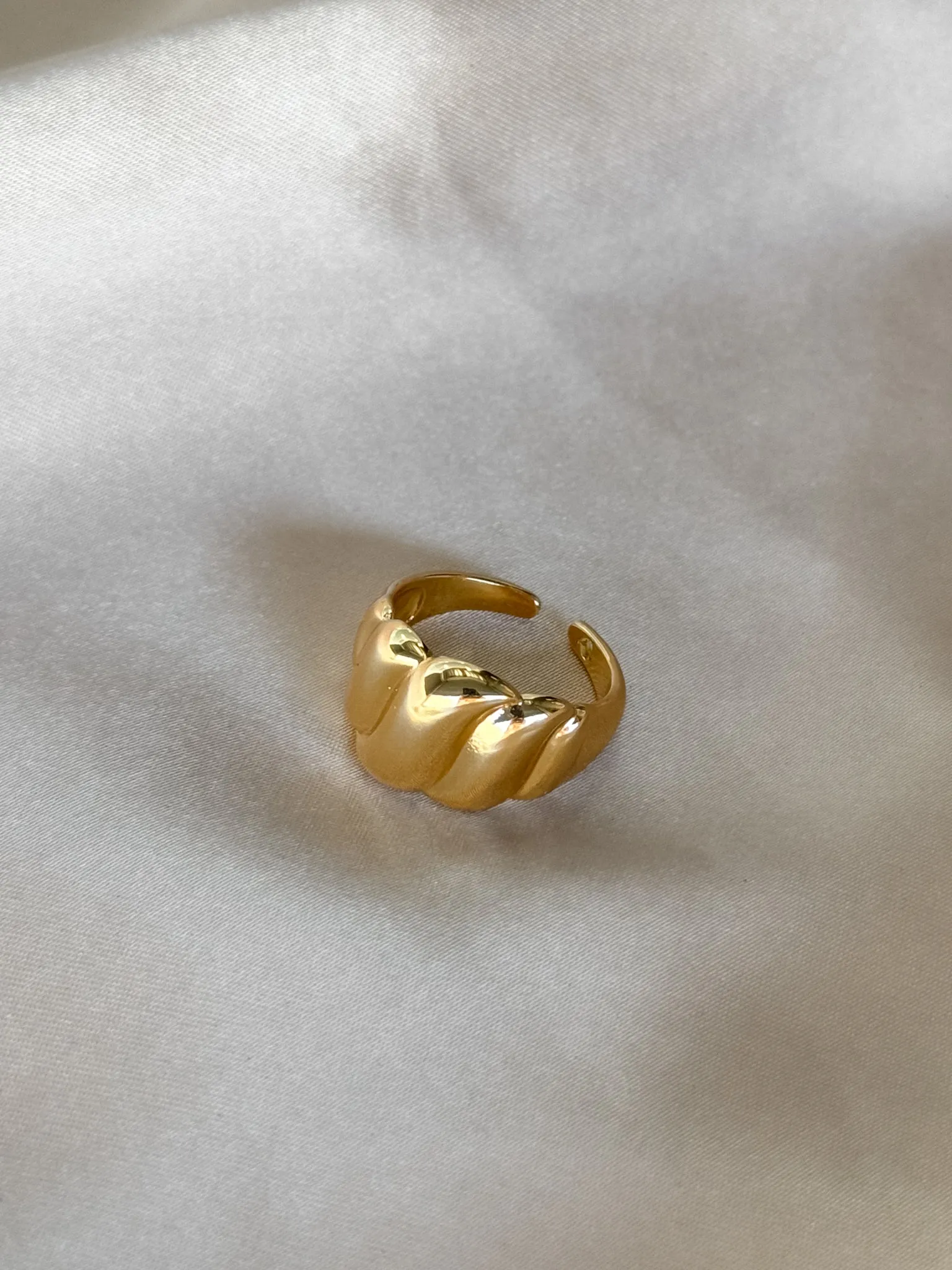 Croissant Statement Ring