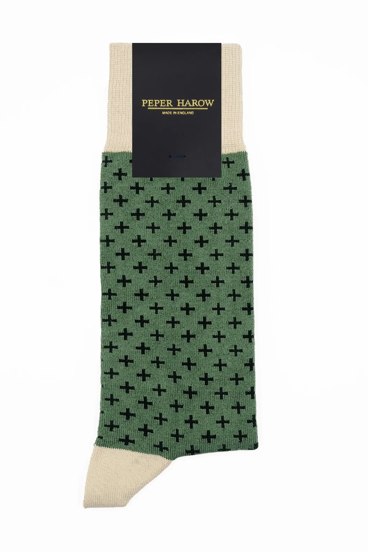 Crosslet Men's Socks - Sage