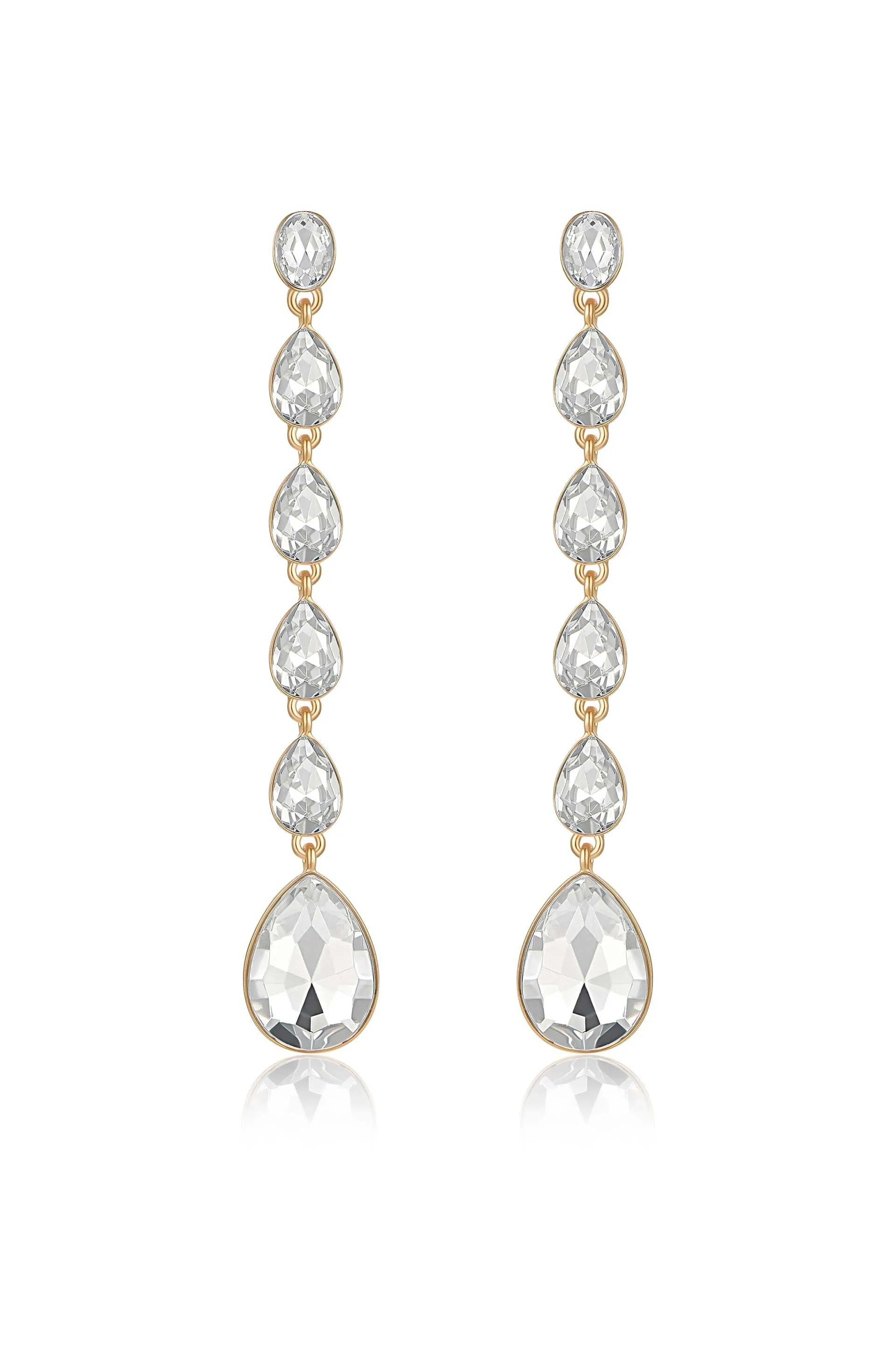 Crystallized Drop Earrings