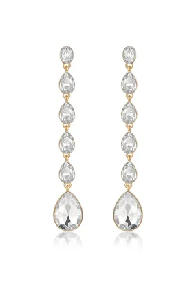 Crystallized Drop Earrings