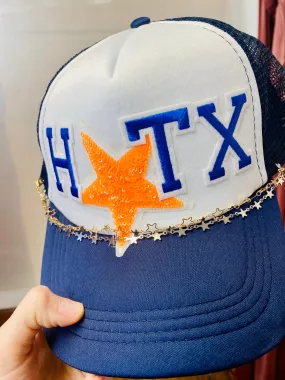 Custom Trucker Hat - Astros