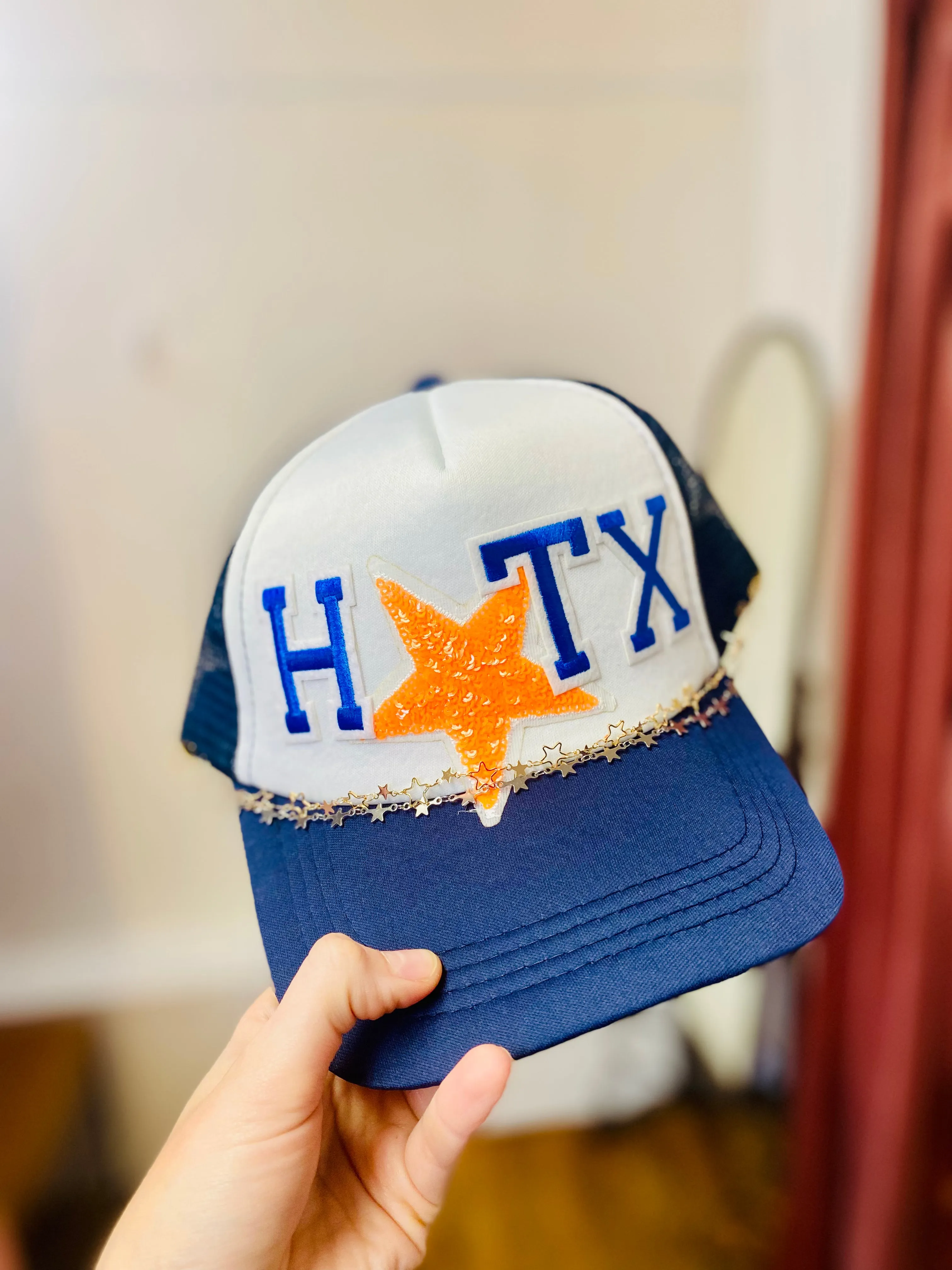 Custom Trucker Hat - Astros