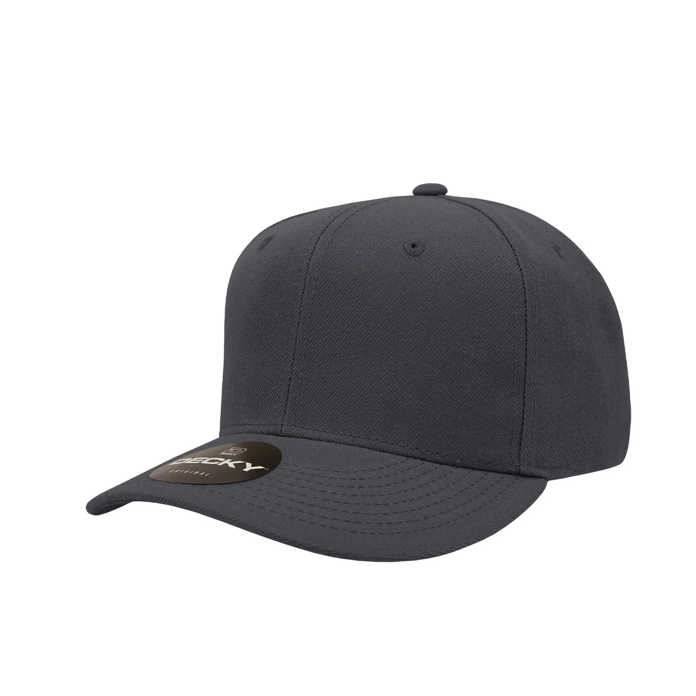 Decky 1015 6 Panel Mid Profile, Structured Snapback Hat