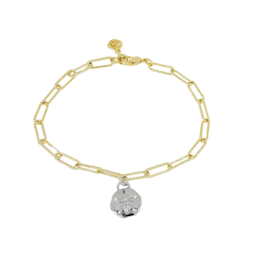 Diamante Charm Bracelet Sand Dollar