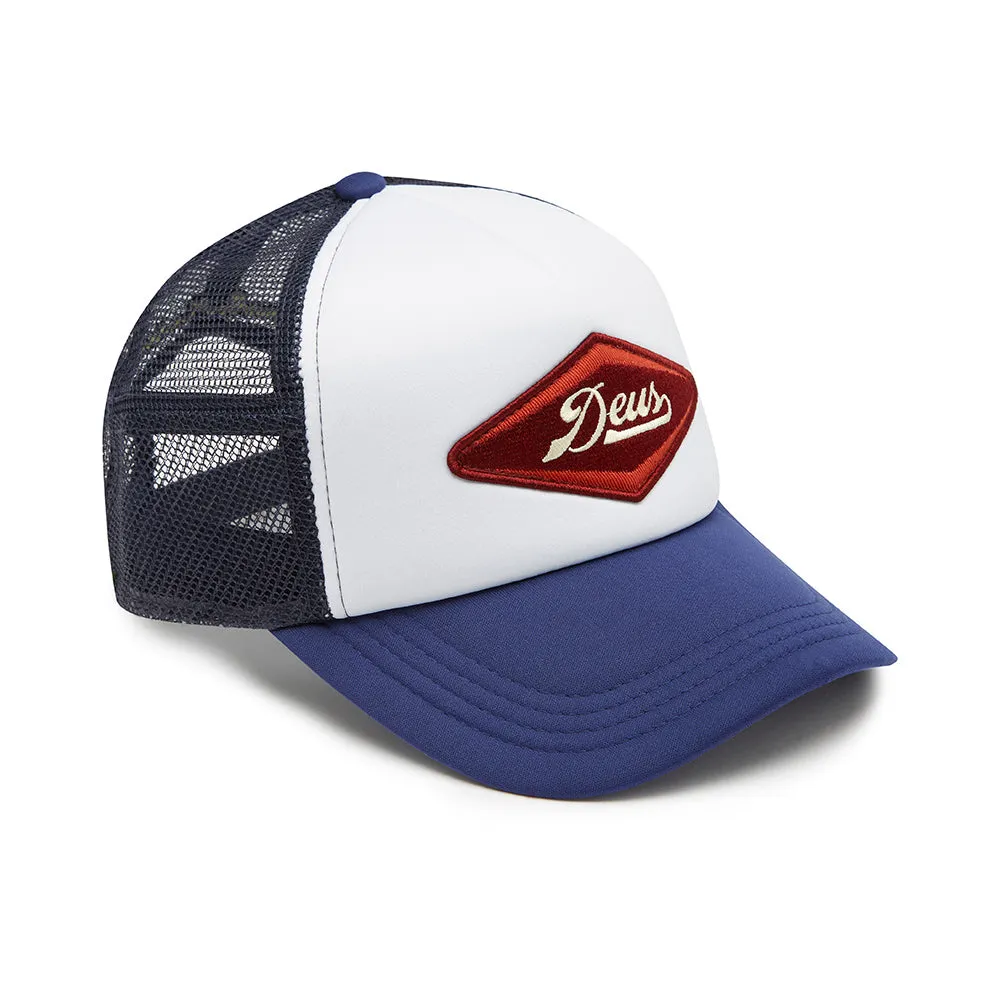 Diamond Trucker Hat - Navy