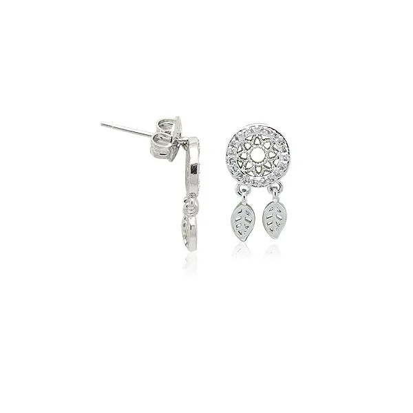 Dream Catcher Cubic Zirconia  Earrings