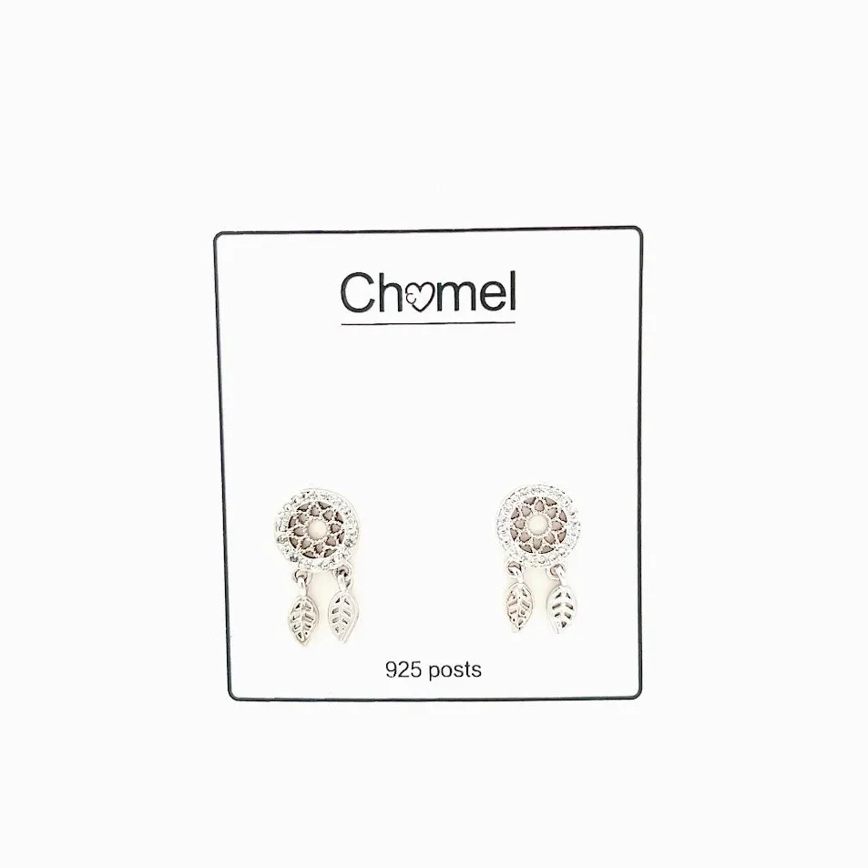 Dream Catcher Cubic Zirconia  Earrings