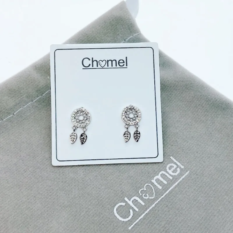 Dream Catcher Cubic Zirconia  Earrings