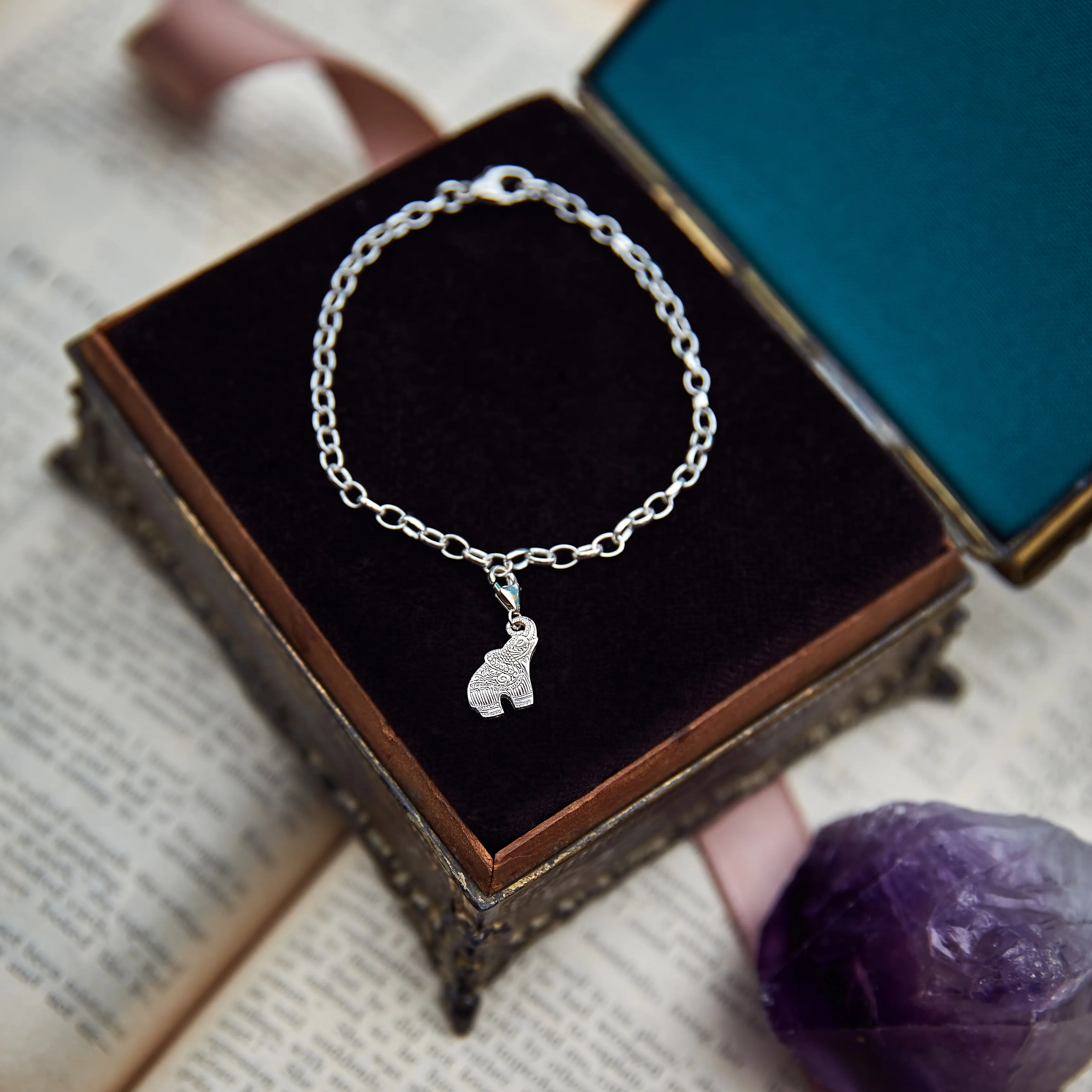 Elephant Starter Charm Bracelet