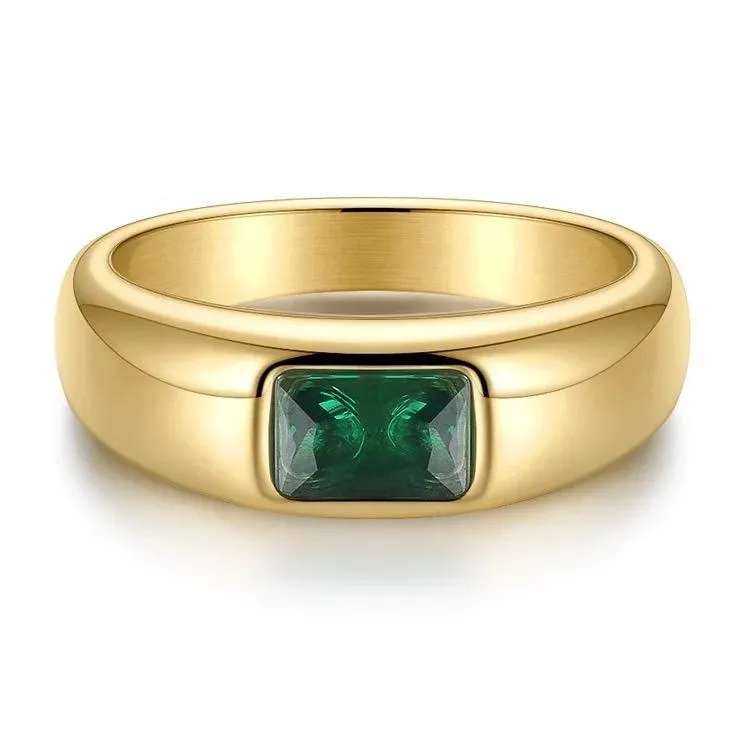 Emerald Statement Ring