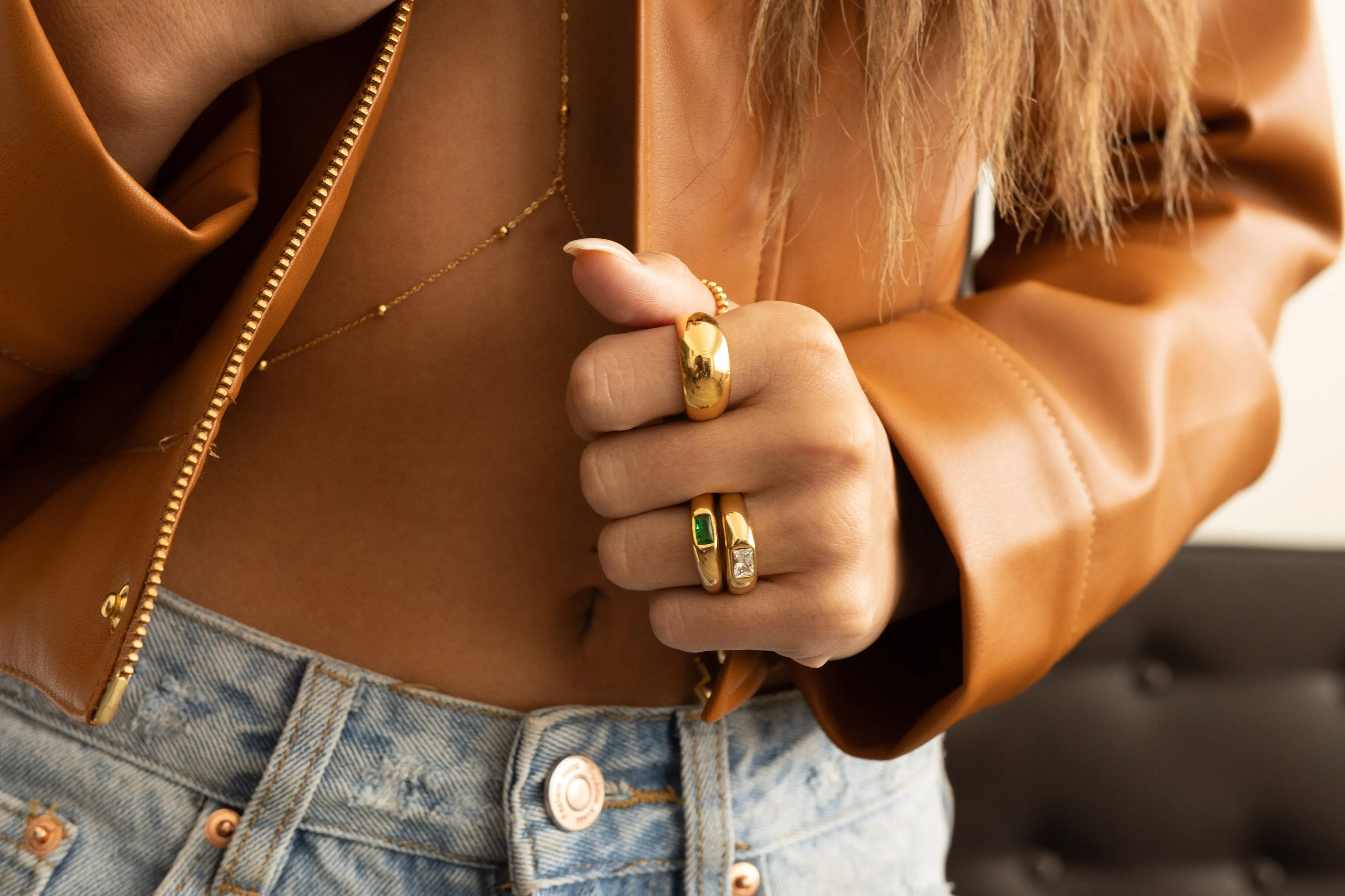 Emerald Statement Ring