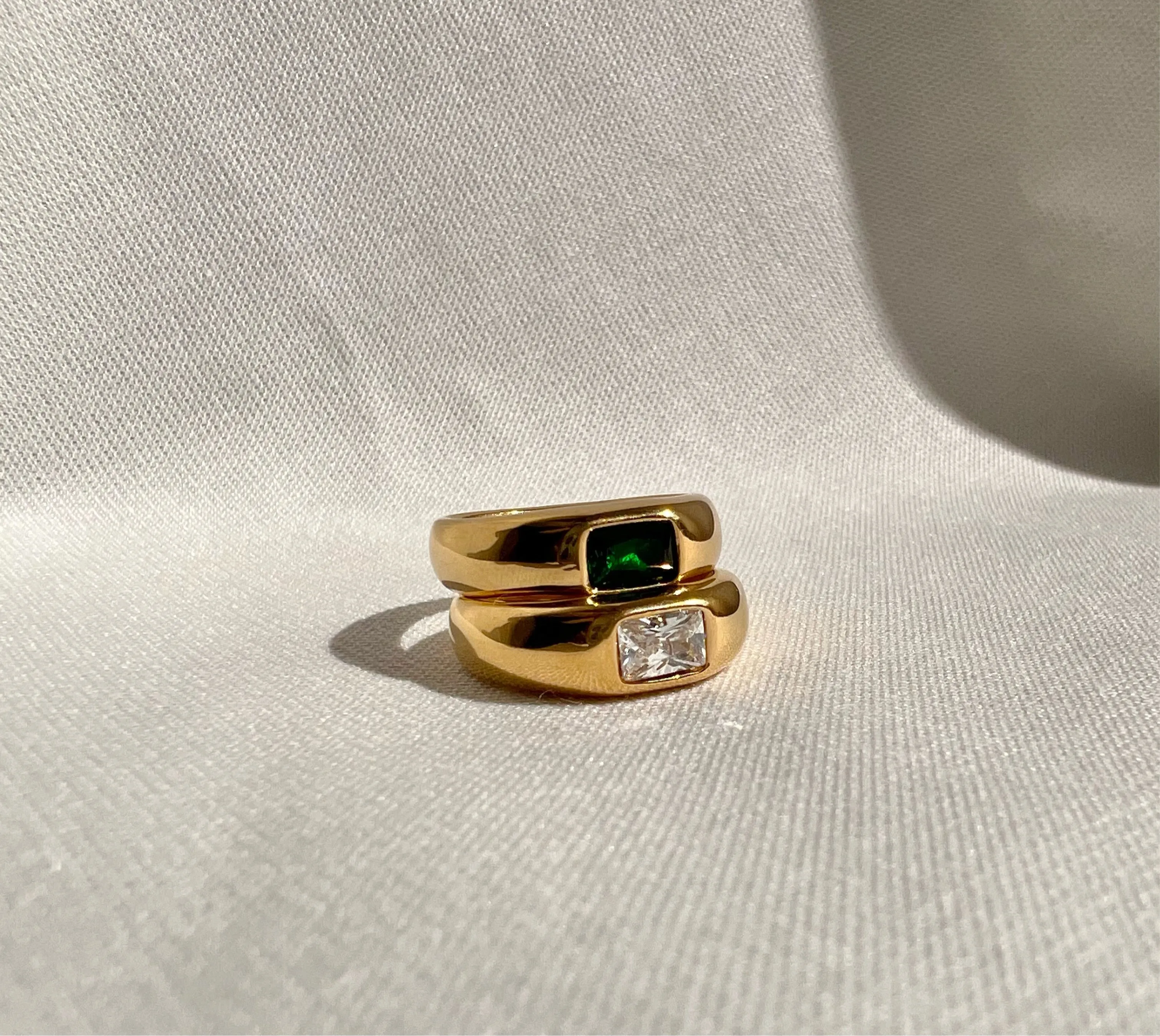 Emerald Statement Ring