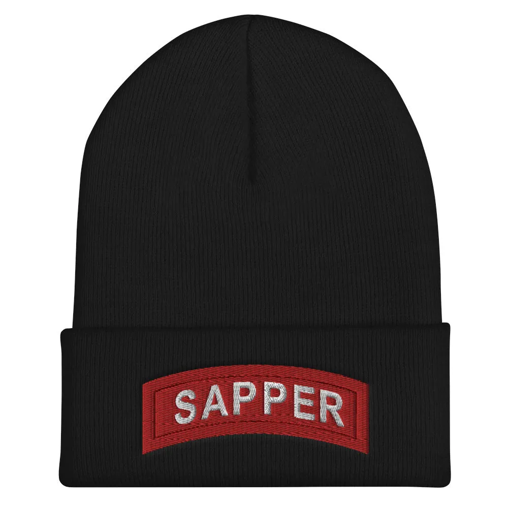 Engineer Sapper Tab Cuffed Beanie