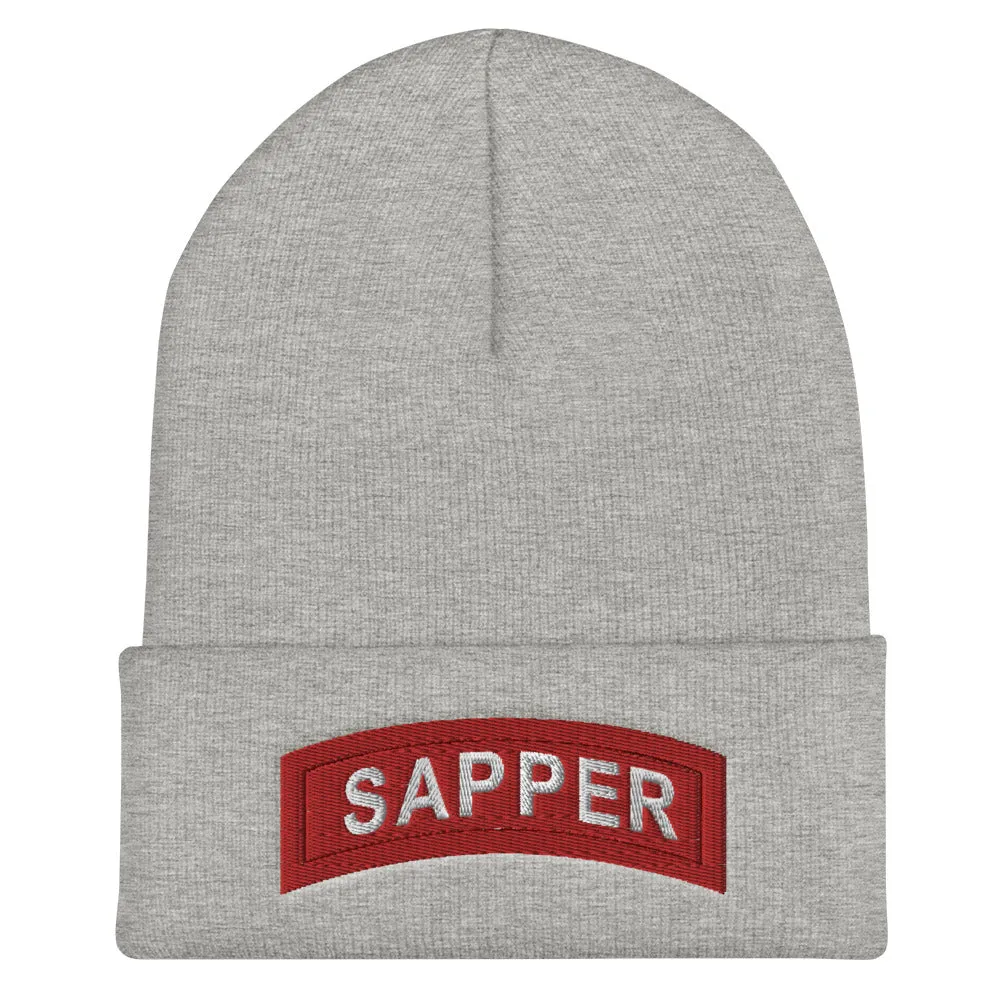 Engineer Sapper Tab Cuffed Beanie