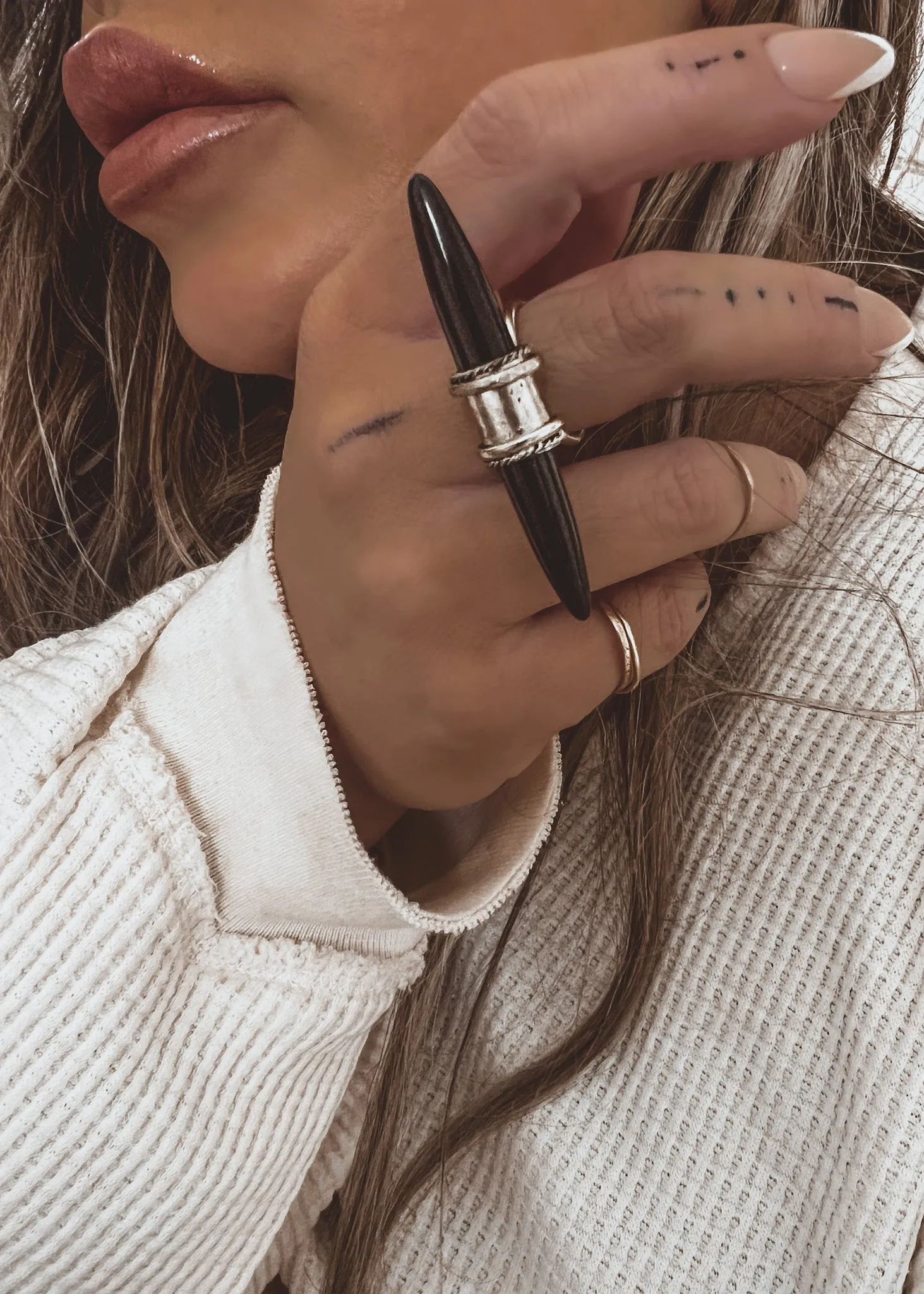 FINAL SALE: ON SET STATEMENT RING