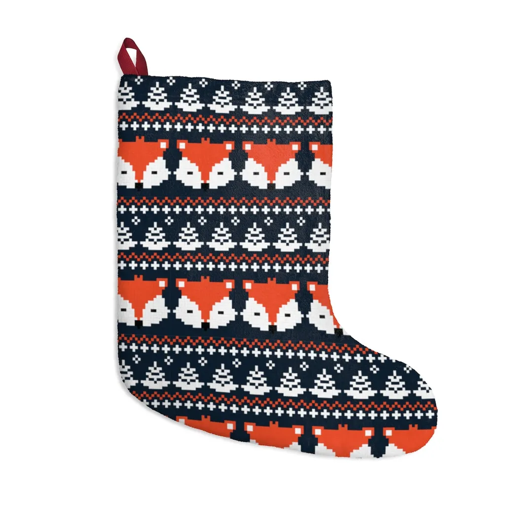 Fox Christmas Stocking