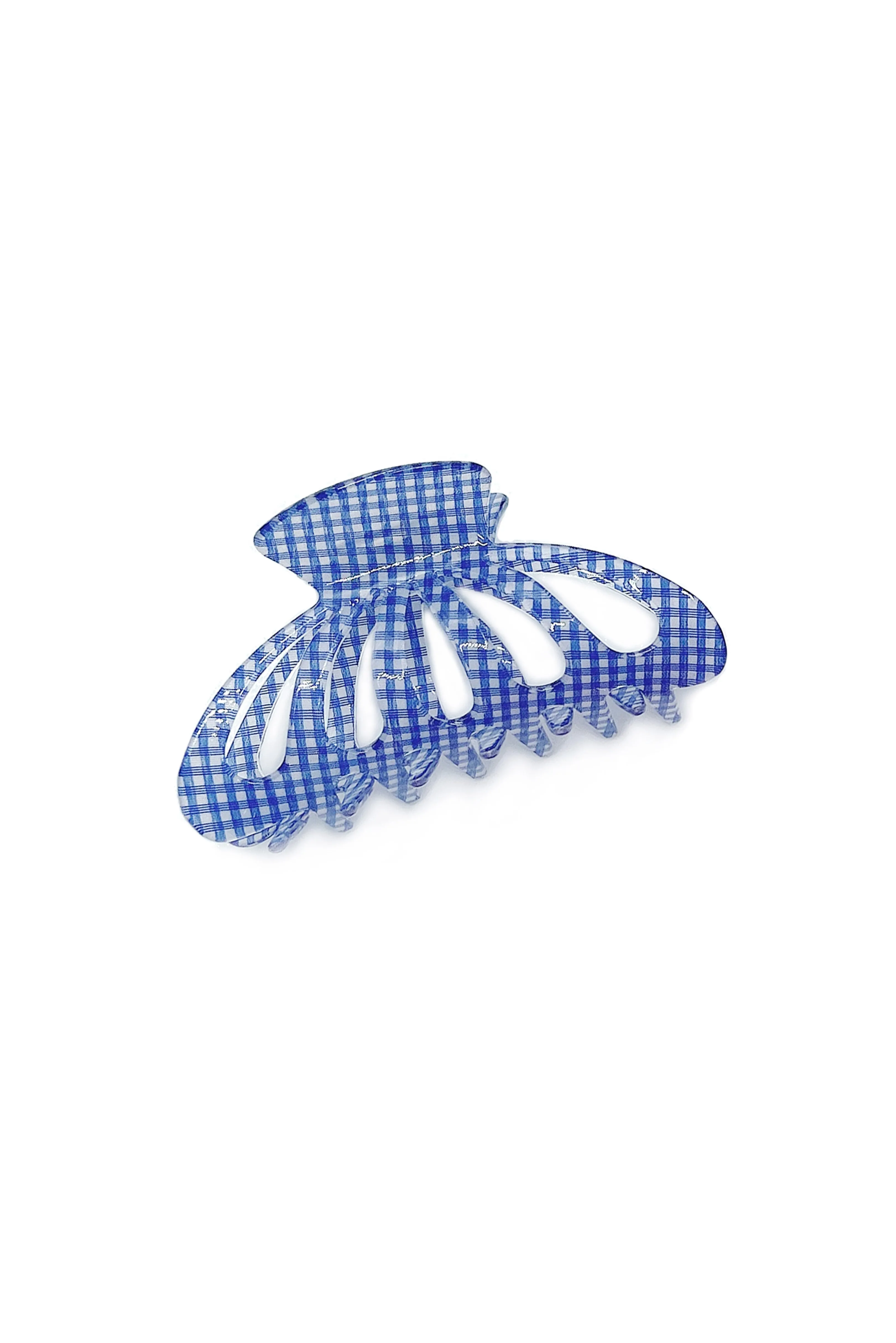 Gingham Hair Claw Clip