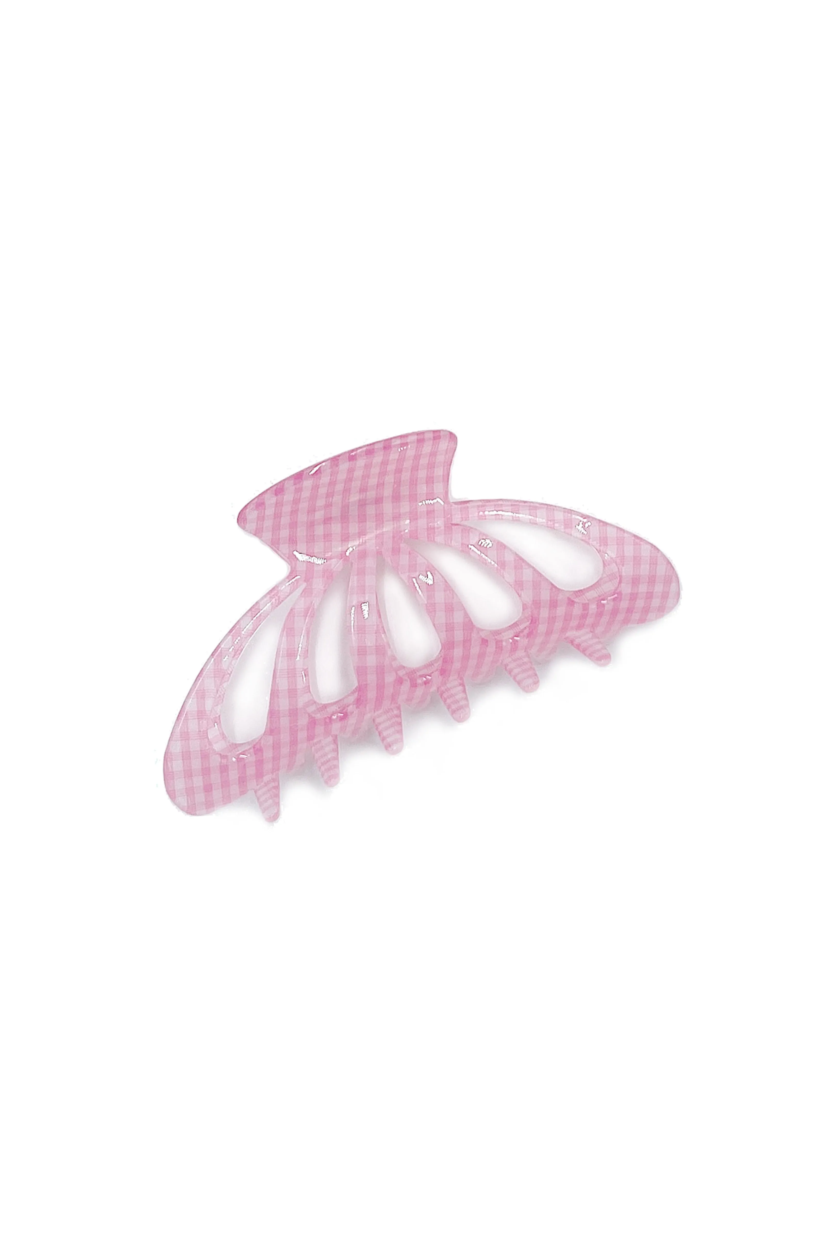 Gingham Hair Claw Clip