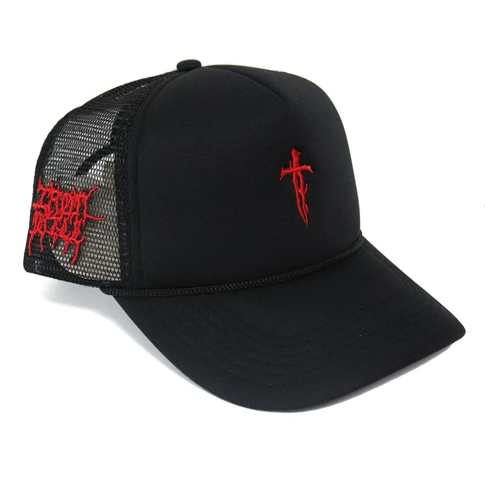 GRUNGE DAGGER TRUCKER - BLACK/RED