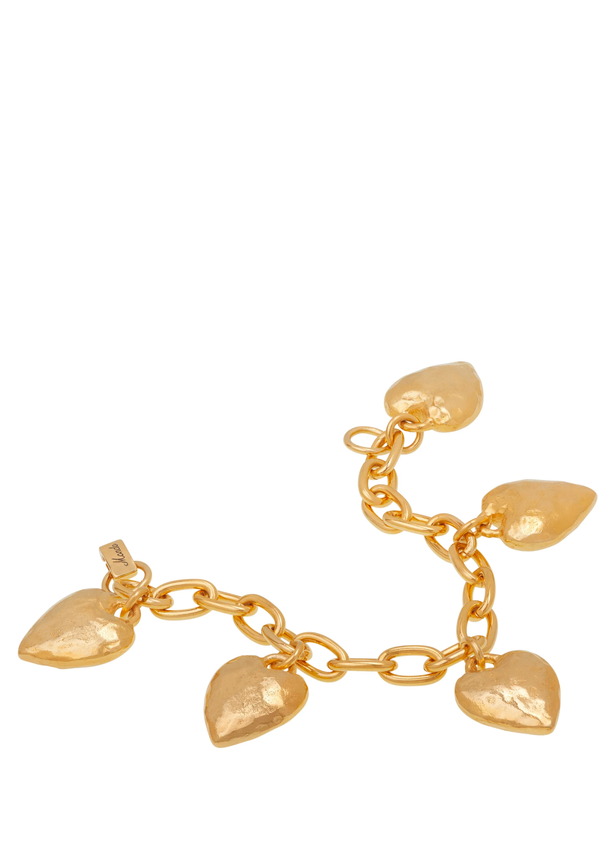 Heart Burn Bracelet in Gold