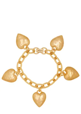 Heart Burn Bracelet in Gold