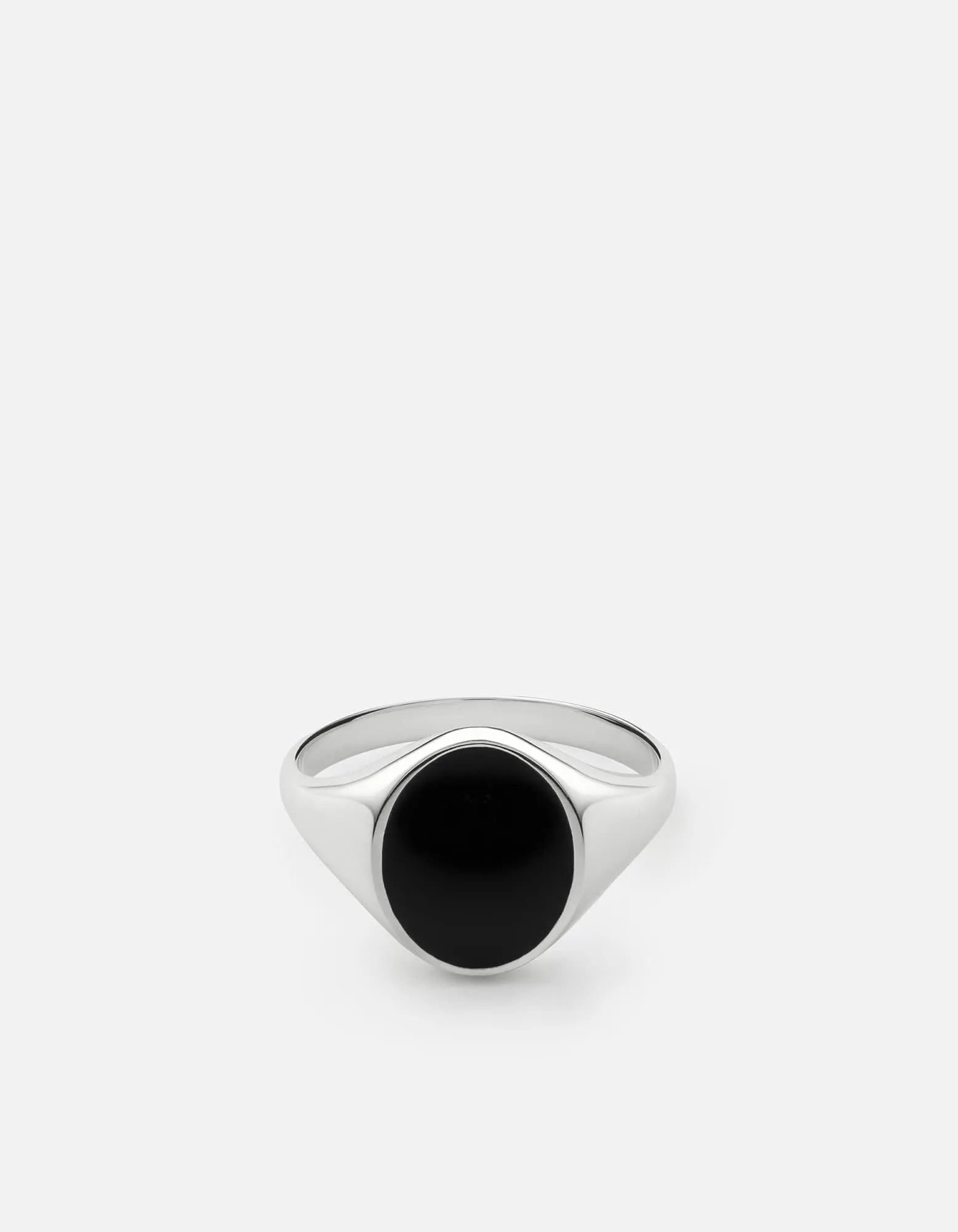 Heritage Ring, Sterling Silver/Black