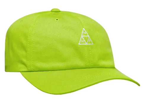 Huf Essentials Triple Triangle Logo CV 6 Panel Lime