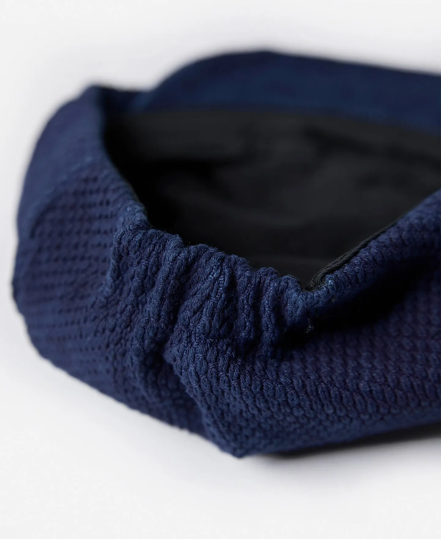 Indigo-Dyed Sashiko Newsboy Cap