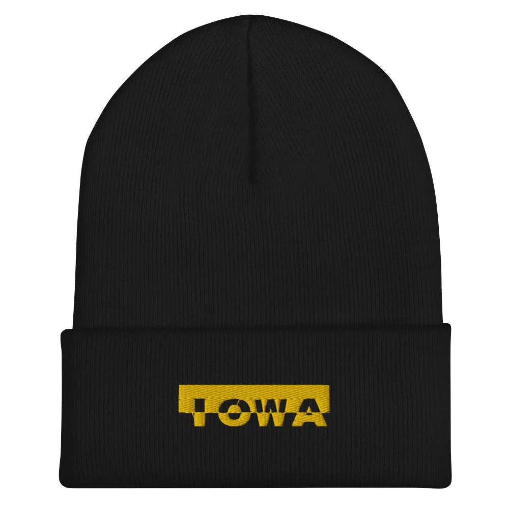 Iowa Black Box Beanie