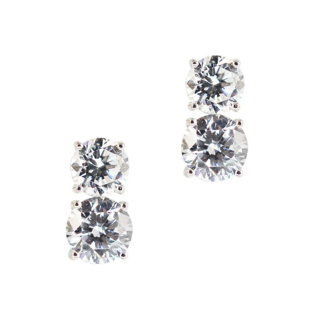 Jessica Earrings (Large White)