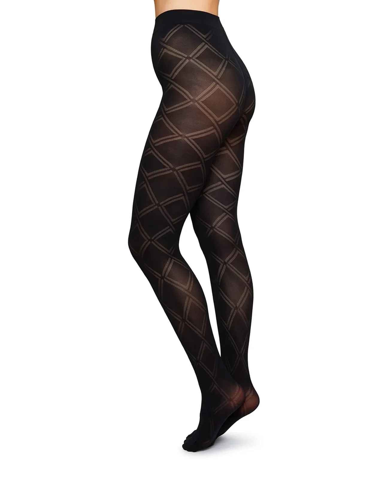 KAJSA Diamond Tights Black