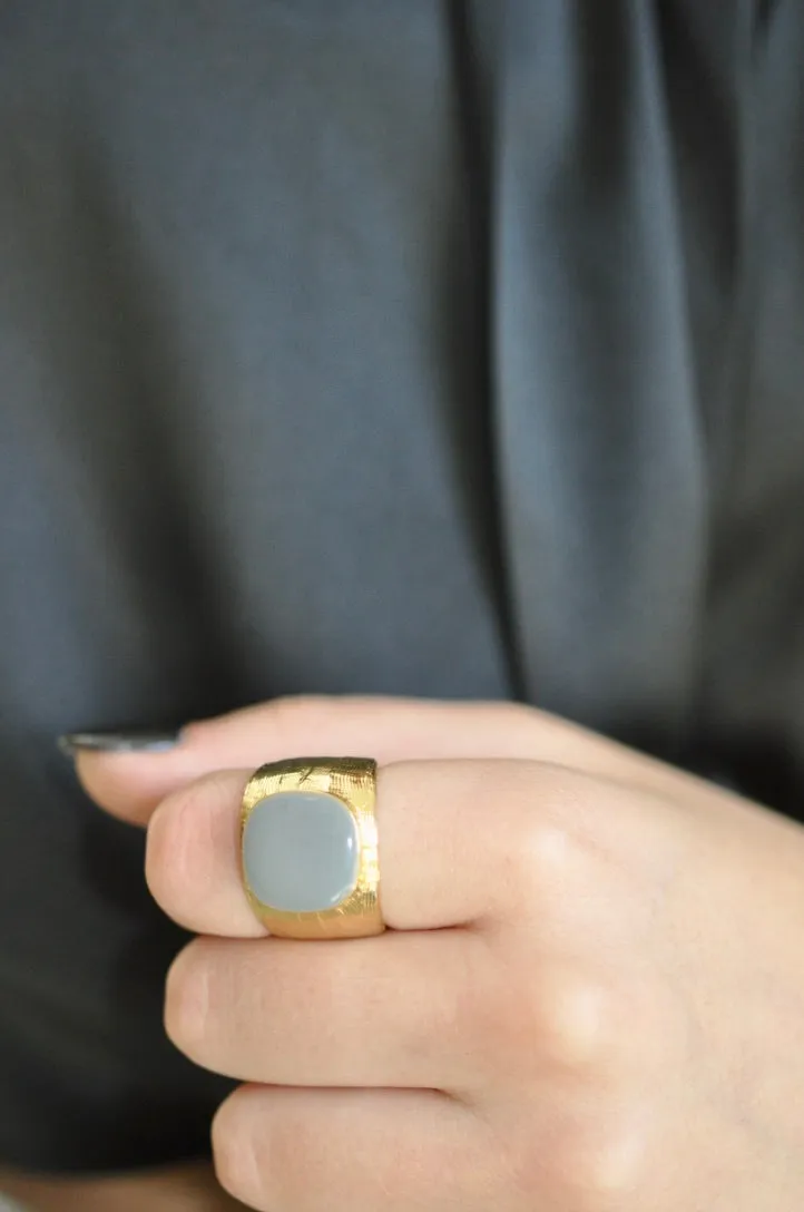 KAMI ENAMEL STATEMENT RING