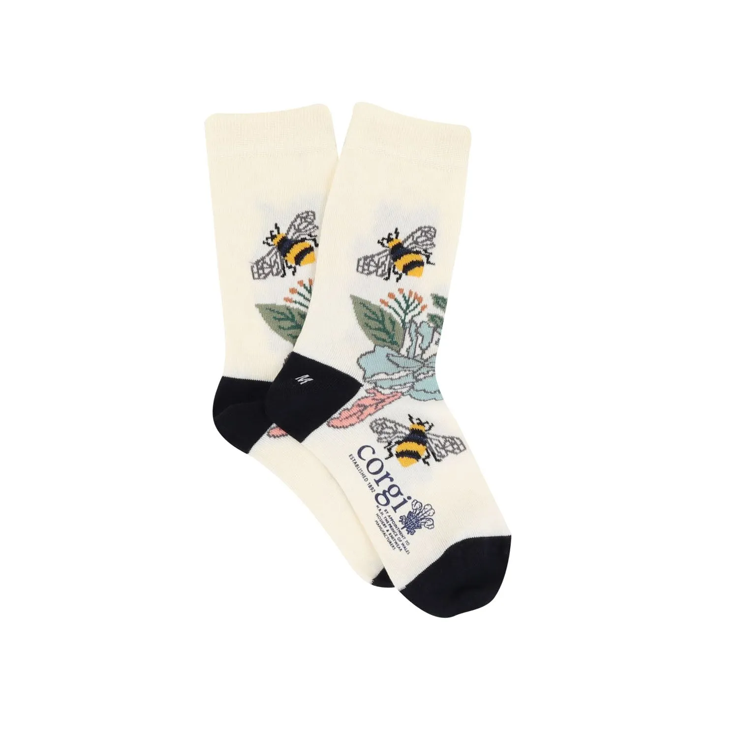 Kids Blooms & Bees Cotton Socks