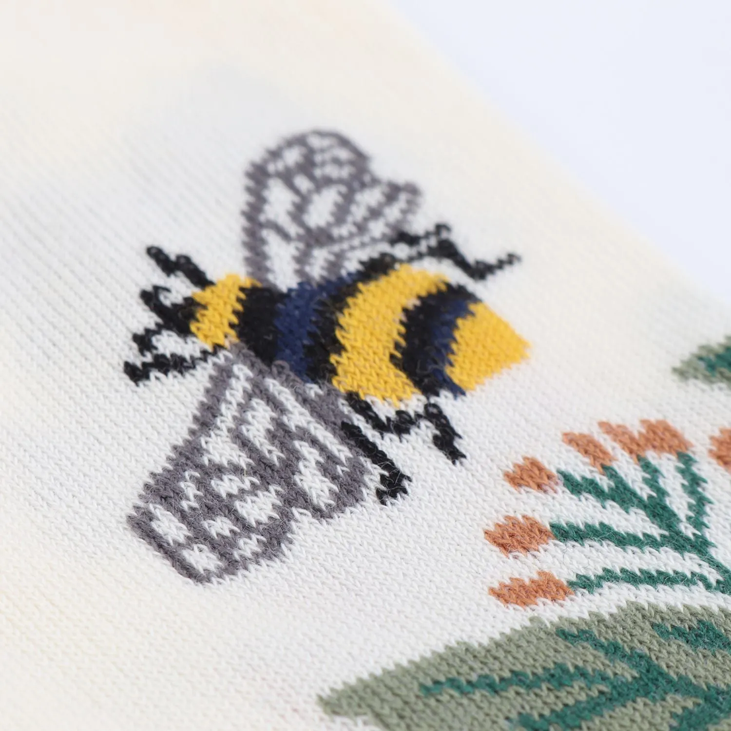 Kids Blooms & Bees Cotton Socks