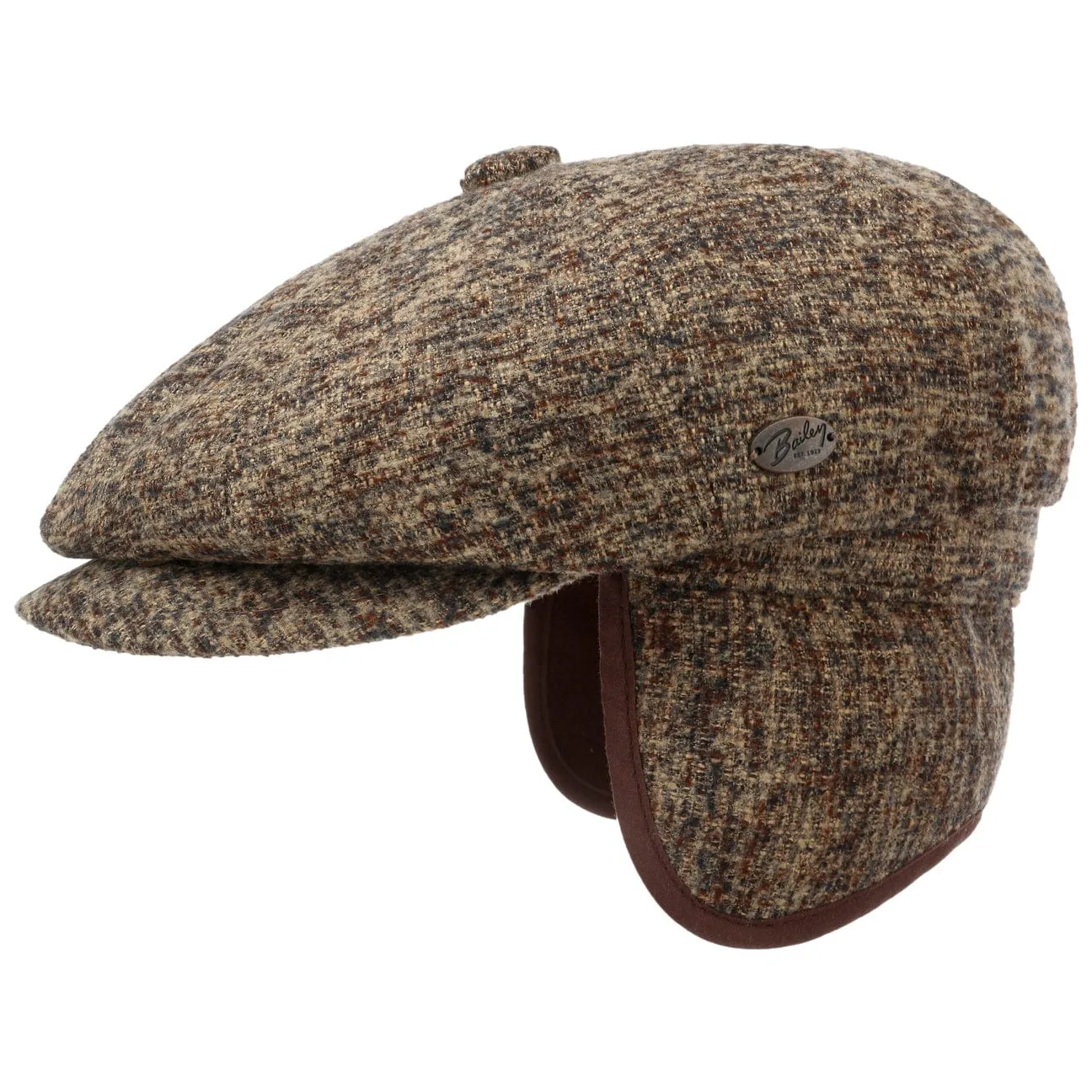 Kyan Newsboy Cap With Ear Flaps by Bailey 1922