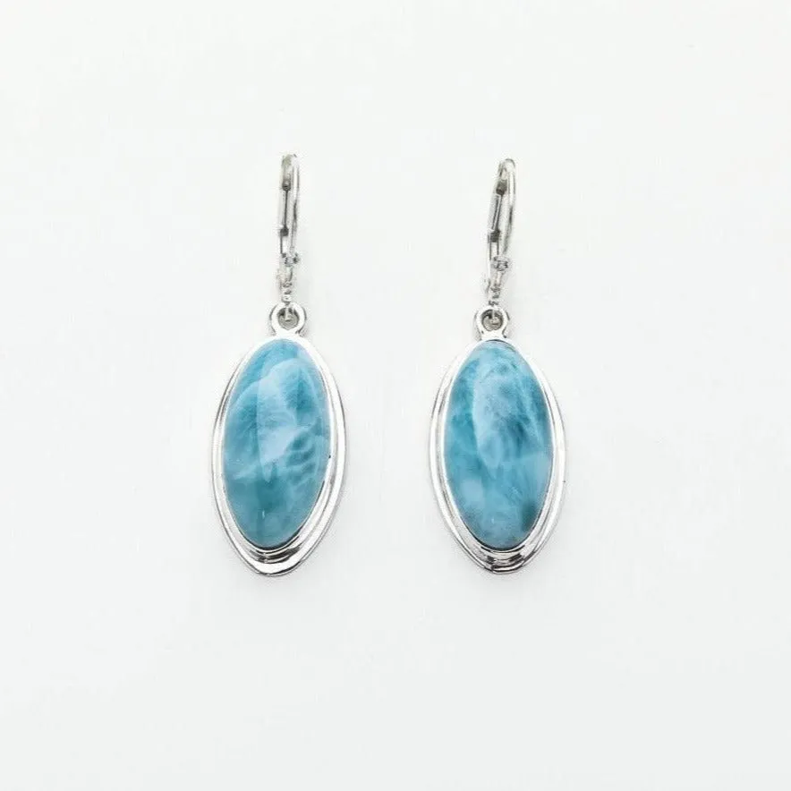 Larimar Earrings Britney