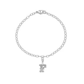 Letter F Starter Charm Bracelet