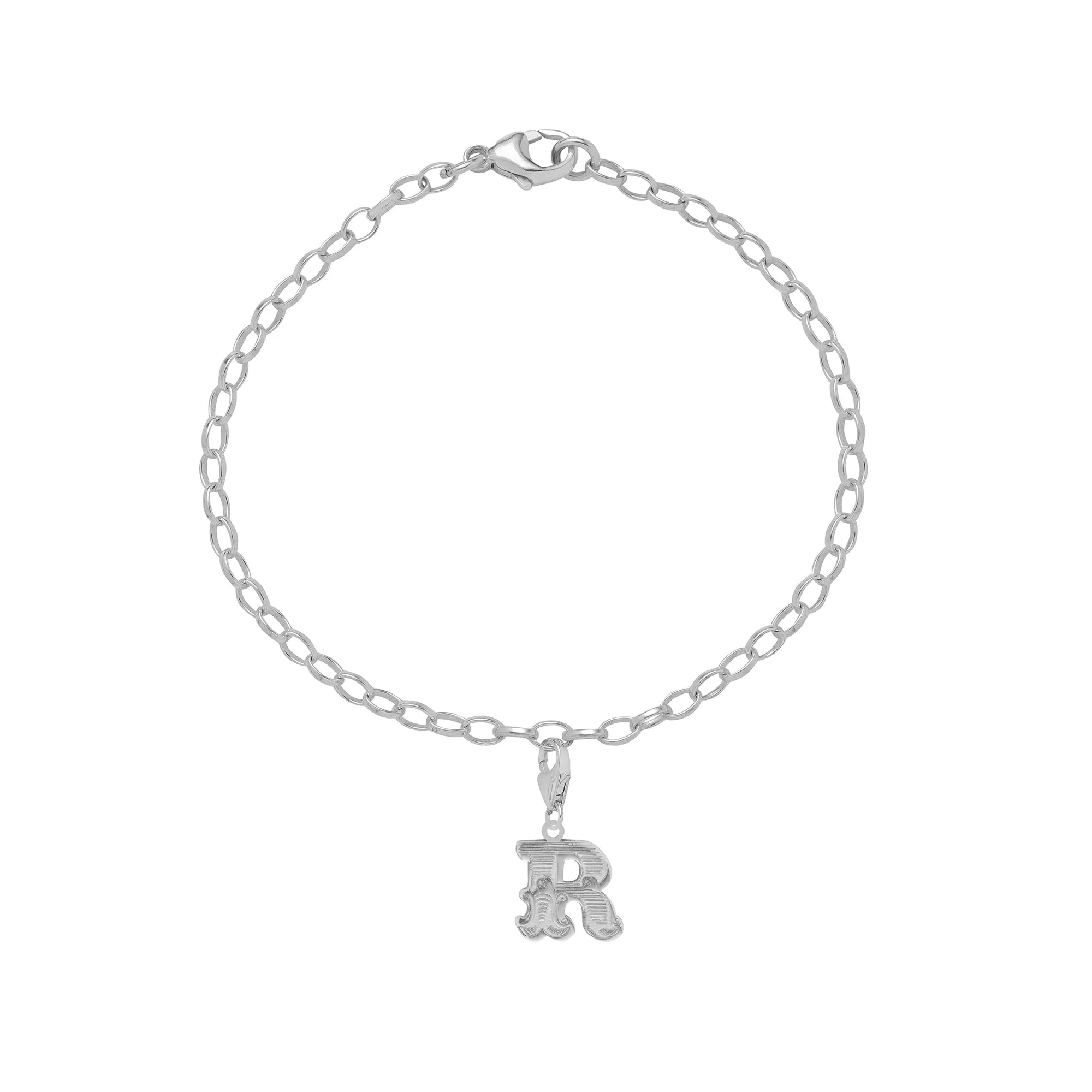 Letter R Starter Charm Bracelet