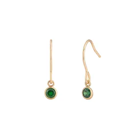 Little Emerald Drop Earrings