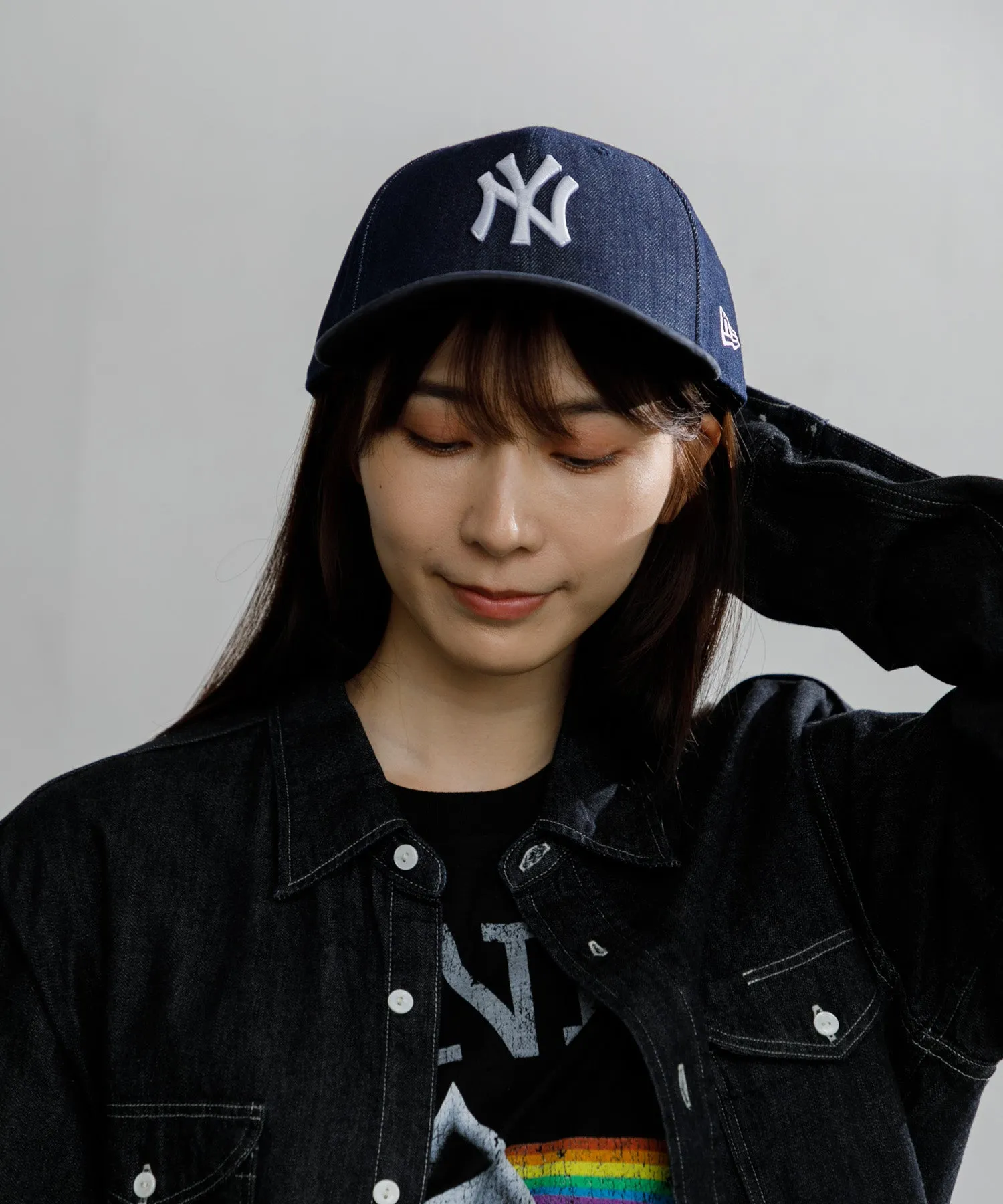 【MEN , WOMEN】NEW ERA LP 59FIFTY MLB Denim 2-Tone