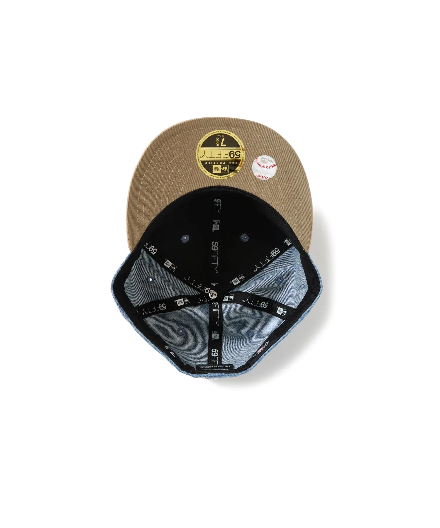 【MEN , WOMEN】NEW ERA LP 59FIFTY MLB Denim 2-Tone