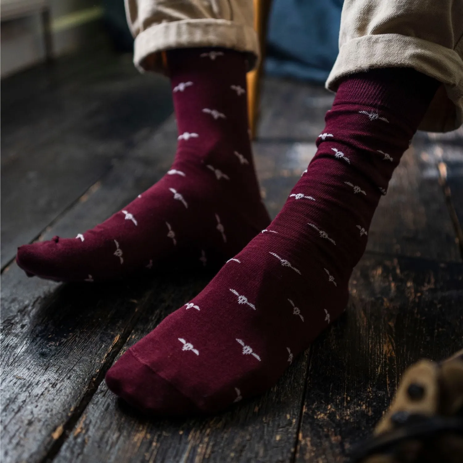 Men's Parachute Regimental Patterned Cotton Socks