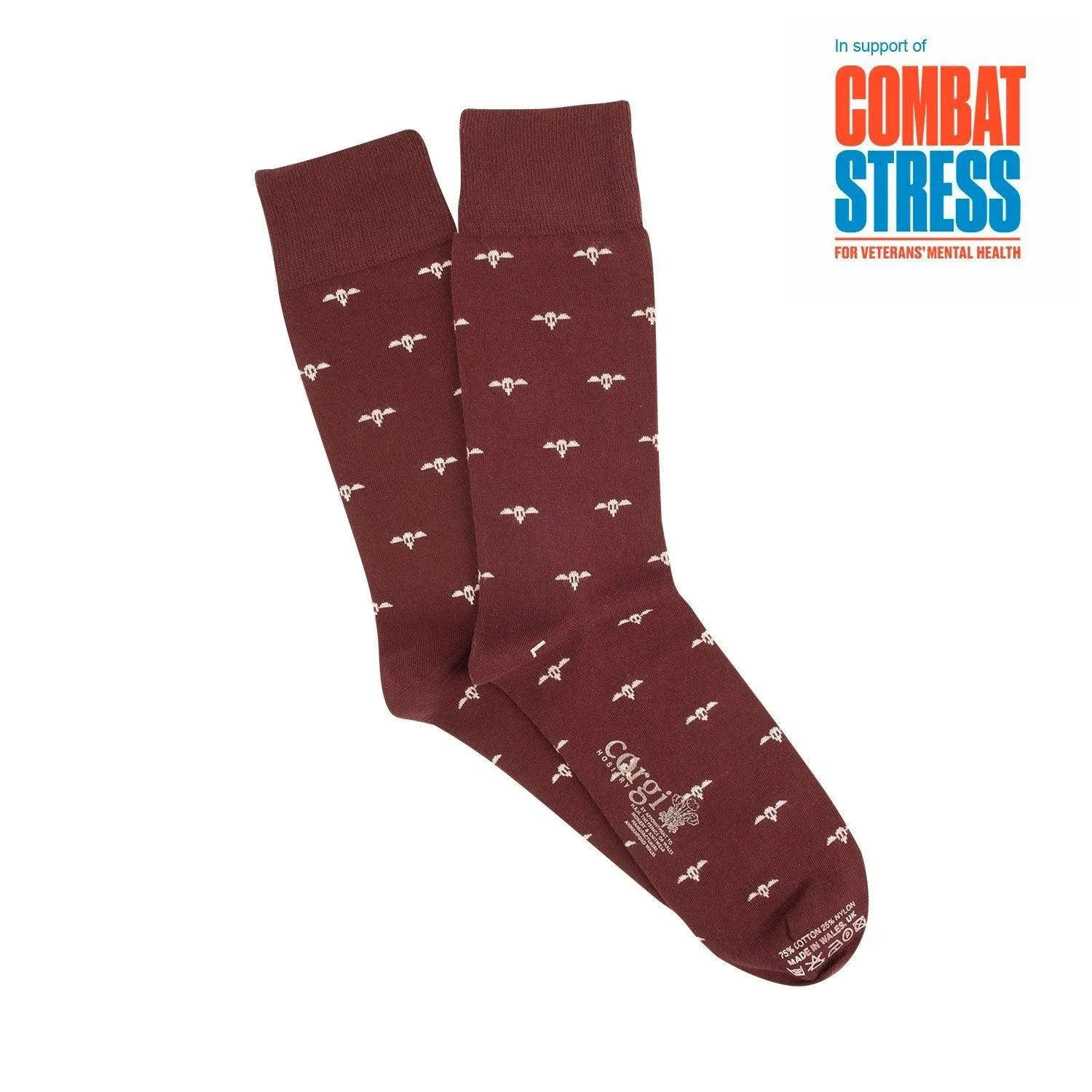 Men's Parachute Regimental Patterned Cotton Socks