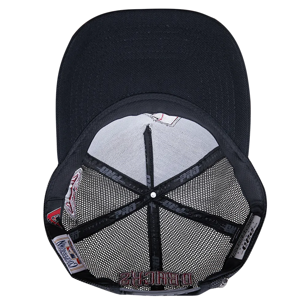 MLB ARIZONA DIAMONDBACKS CLASSIC UNISEX PINCH FRONT TRUCKER (BLACK)