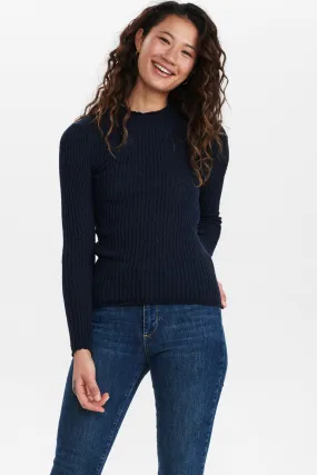 NUCAMBRIA PULLOVER LS - Dark Sapphire