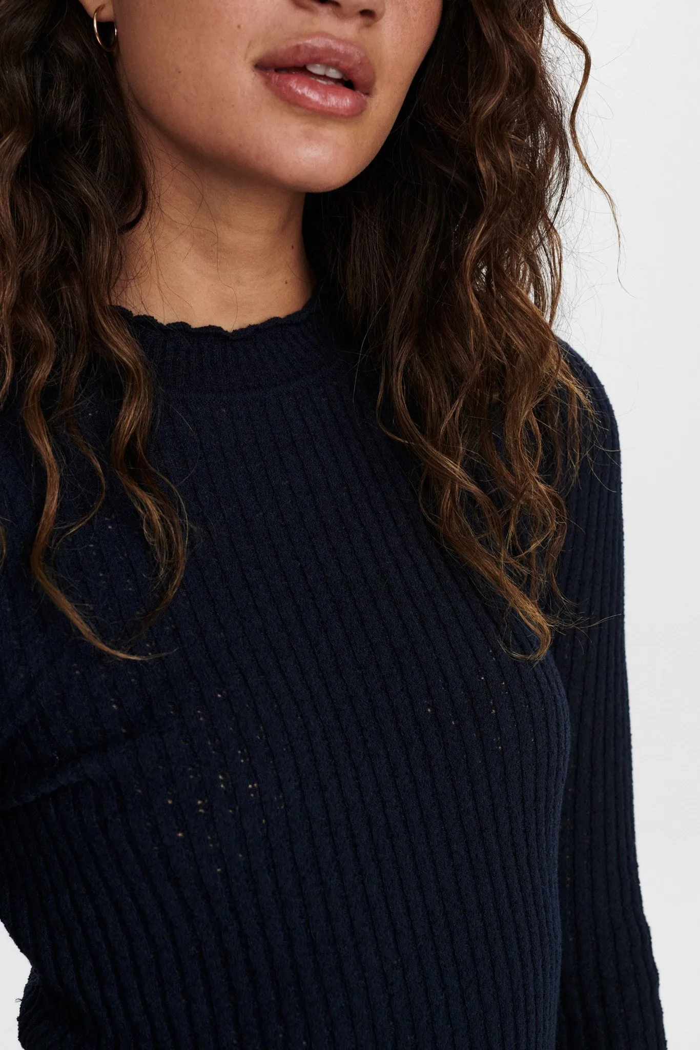 NUCAMBRIA PULLOVER LS - Dark Sapphire