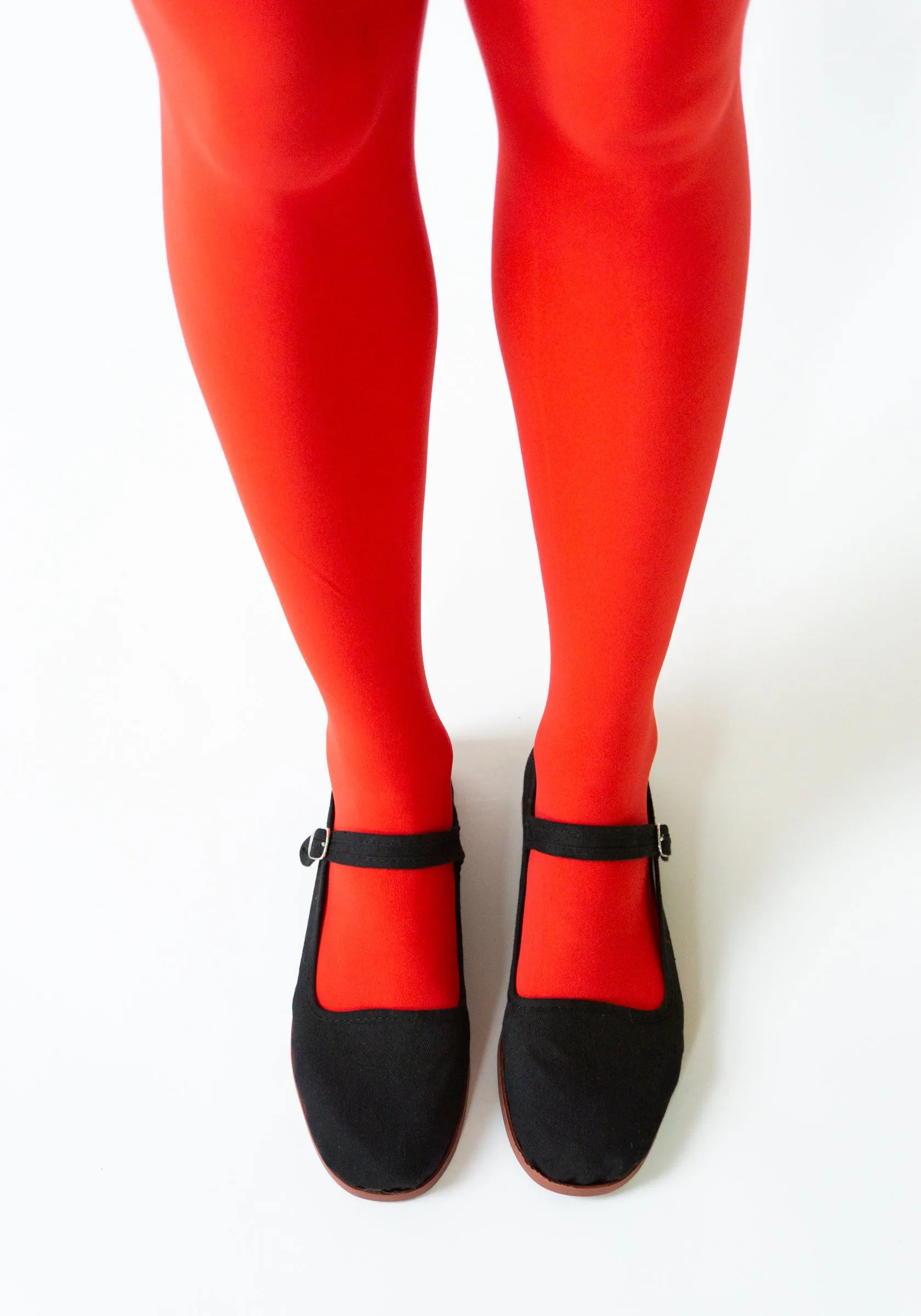 Olivia Premium Tights in Red