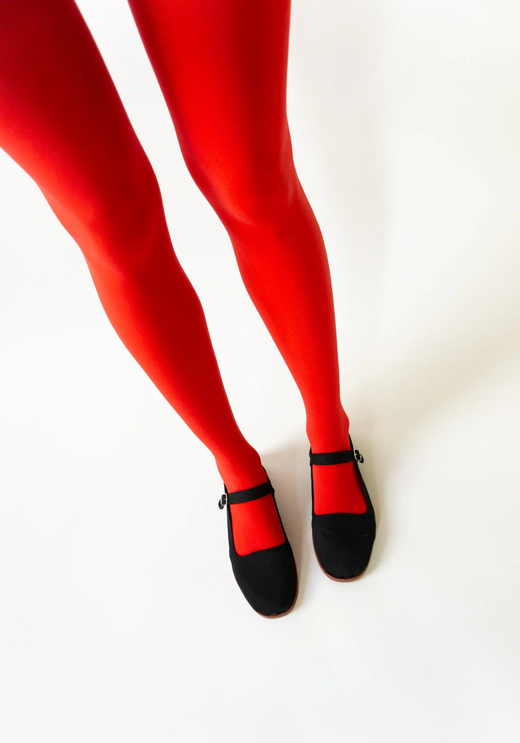 Olivia Premium Tights in Red