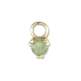 Orb Apatite Gold Charm