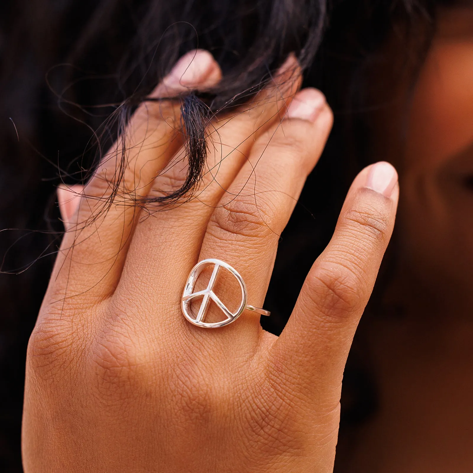 Peace Sign Ring